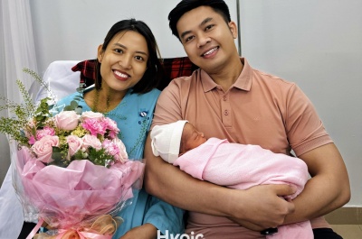 lựa chọn quê hương để chào đón thiên thần nhỏ